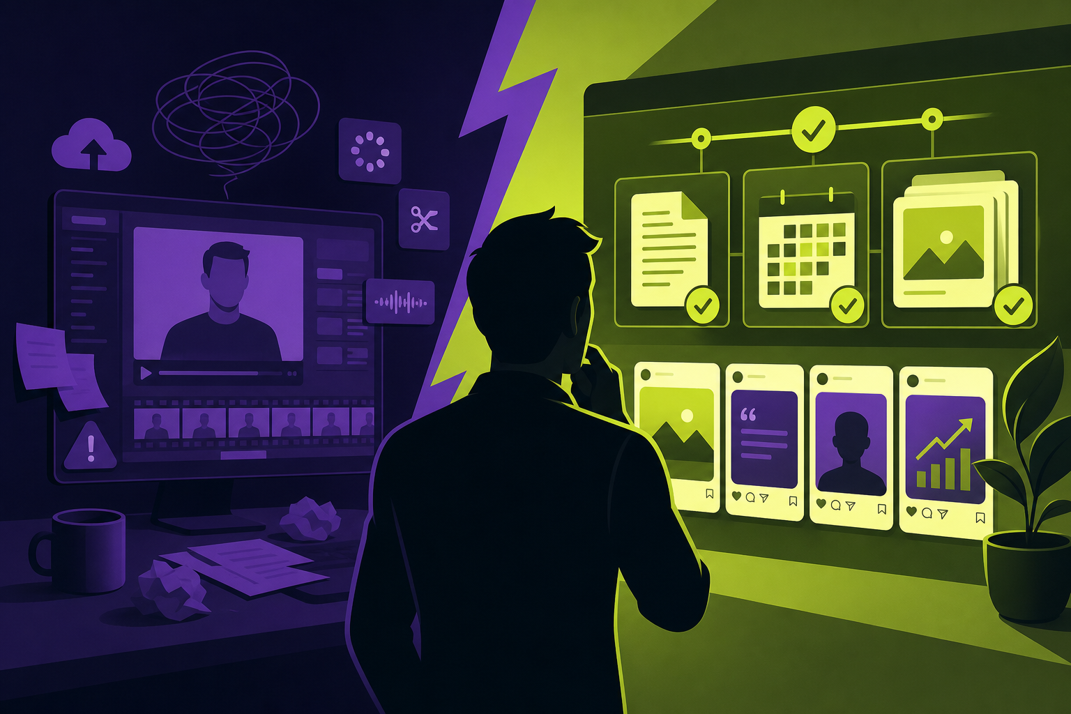 HeyGen vs Done-For-You AI Content for B2B Founders